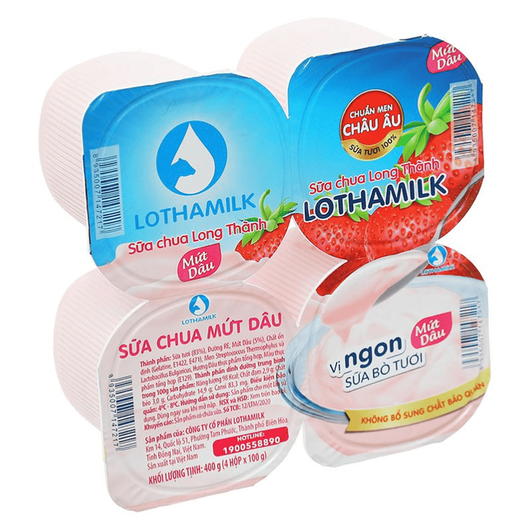 No. 9 - Sữa Chua Mứt Dâu Lothamilk - 4