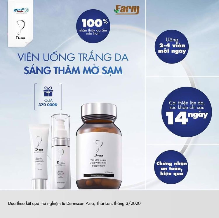 No. 1 - Viên Uống Sáng Da D-na Whitening Supplement - 5