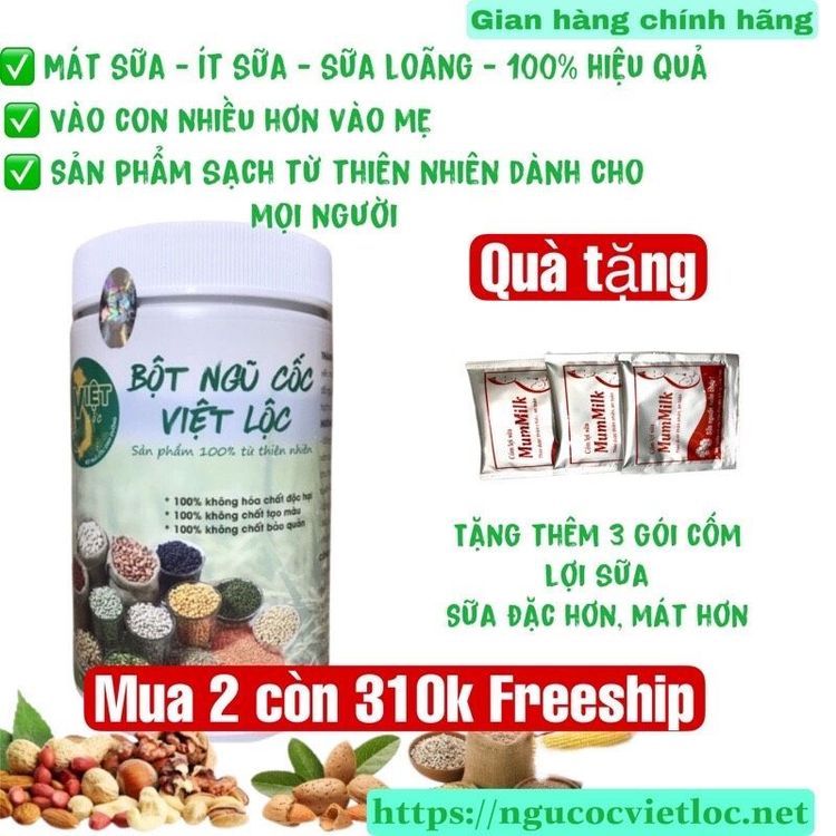 No. 6 - Bột Ngũ Cốc Lợi Sữa Việt Lộc - 1