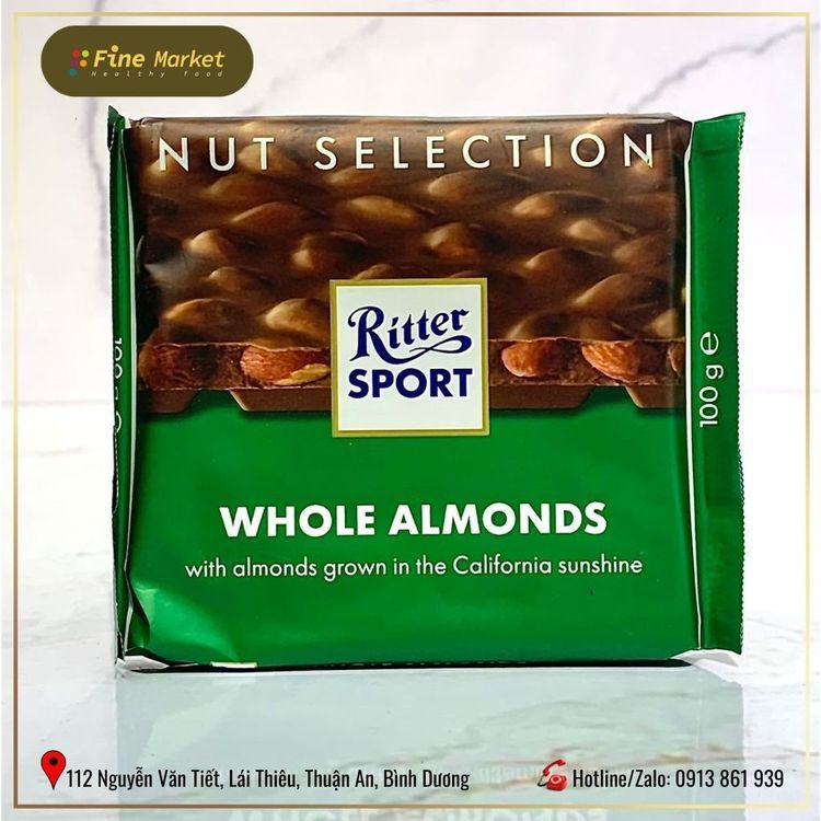 No. 1 - Socola Sữa Hạnh Nhân RITTER SPORT - 2