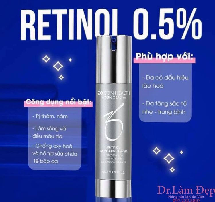 No. 1 - Kem Retinol Skin Brightener 0.5% - 5