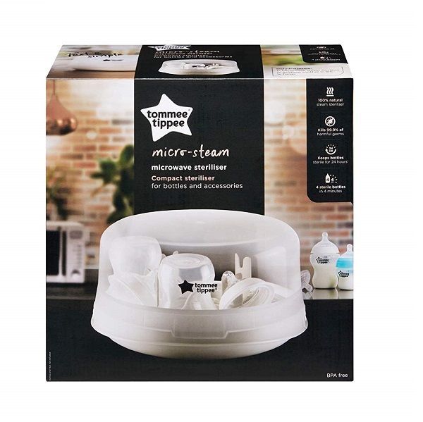 No. 9 - Hộp Tiệt Trùng Bình Sữa Lò Vi Sóng Tommee Tippee - 5